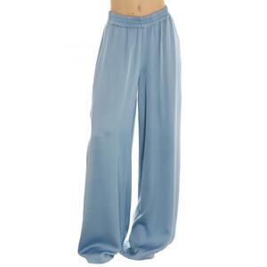 PANTALONE IN VISCOSA AZZURRO
